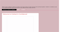 Desktop Screenshot of clothedinconfidence.com